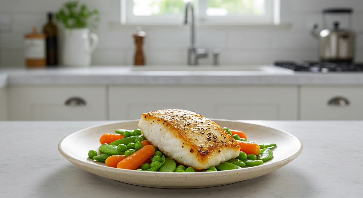 Pan-Seared Halibut with Spring Vegetables: An Impressive Yet Simple Dinner - tertiary view